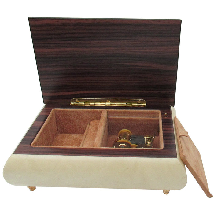 Italian Music Box, ", White, Matte Finish