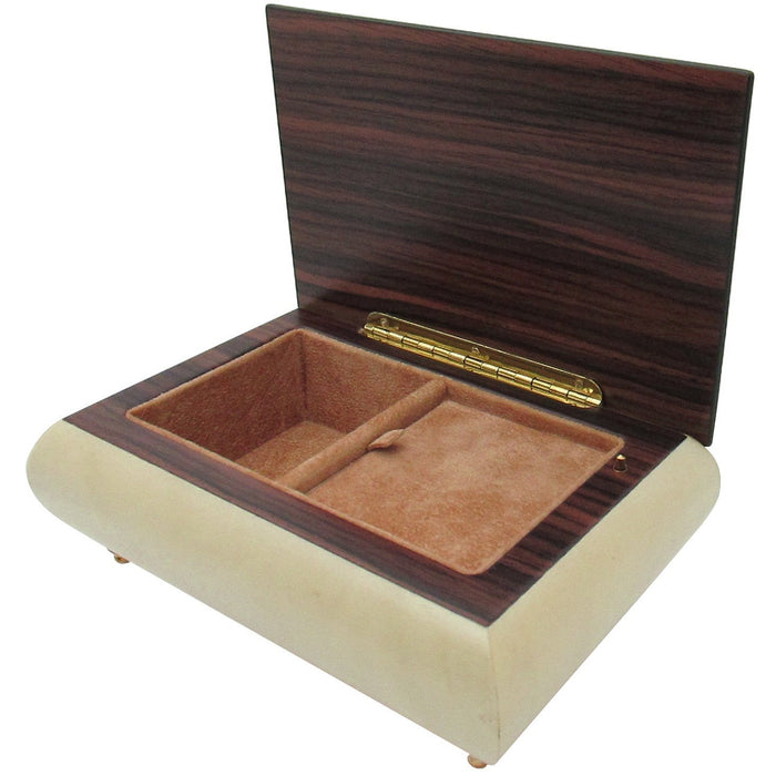 Italian Music Box, ", White, Matte Finish