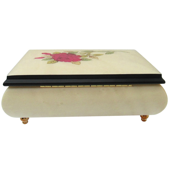 Italian Music Box, ", White, Matte Finish