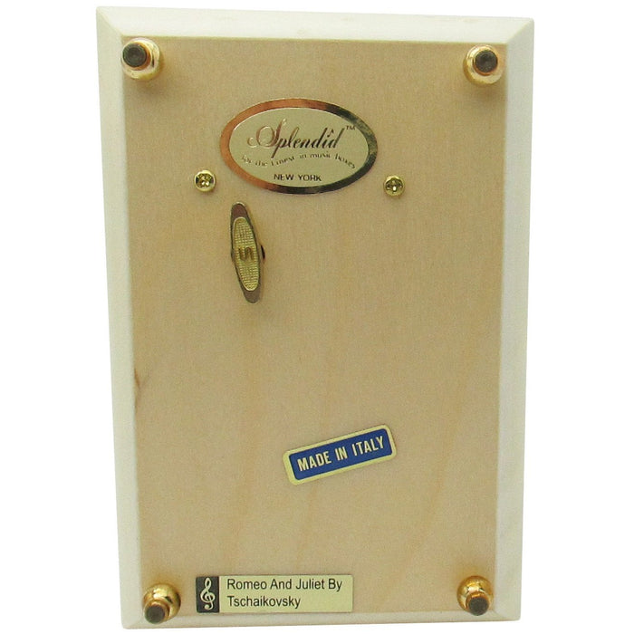 Italian Music Box, ", White, Matte Finish