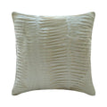 Ivory Beauty - Ivory Art Silk Throw Pillow Cover