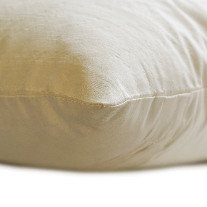 Ivory Bricks - Ivory Art Silk Decorative Euro Sham