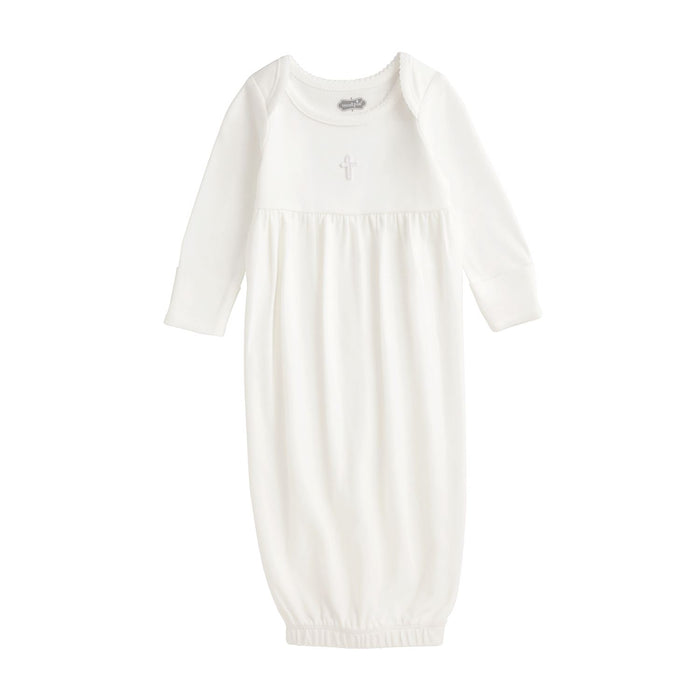 Ivory Crochet Cross Gown #10800154-NB