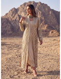 Ivory Embroidered Jacket Set