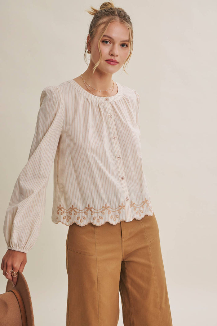 J4539T Blouse Latte
