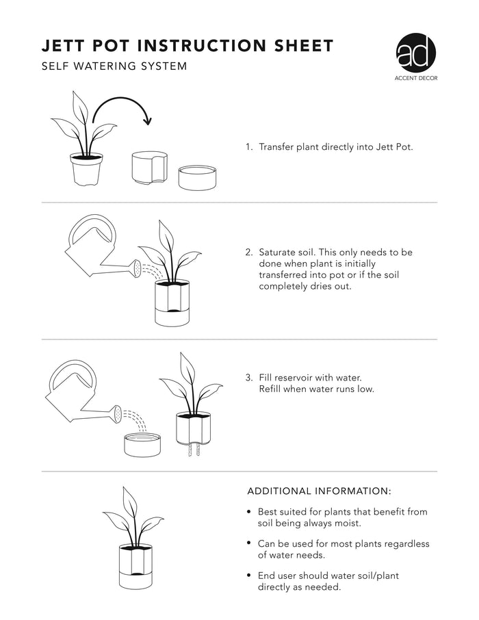 Jett pot- Self watering