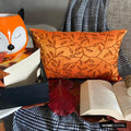 Juicy - Art Silk Orange Decorative Decorative Lumbar  Pillow Cover