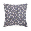 Jute Entangled - Gray Suede Decorative Euro Sham