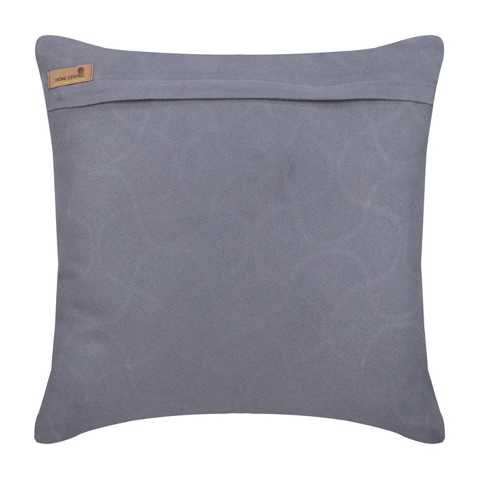 Jute Entangled - Gray Suede Decorative Euro Sham