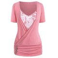 Lace Tunic V-Neck Shirt