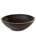 Large 15" Solid Walnut Hardwood Serving Bowl