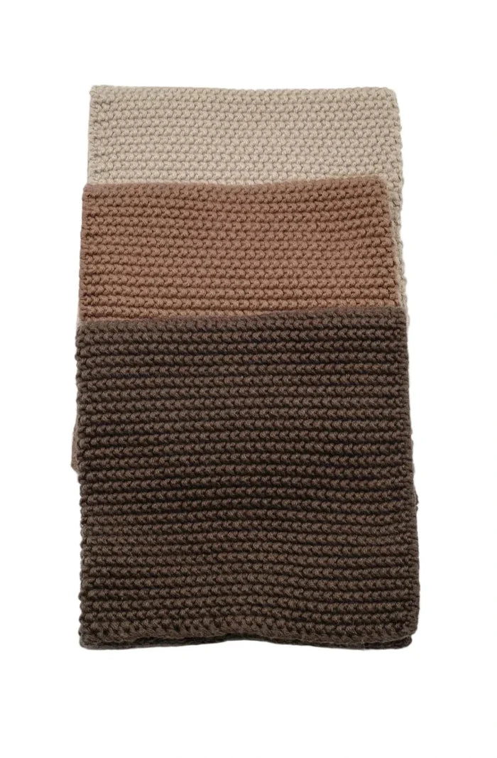 Lavette Washers | Set of 3 | Chocolate - Suzie Anderson Home