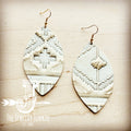 Leather Oval Gilded Navajo Ear 218f