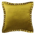 Lemon Grass Crystal Palace - Lemon Grass Velvet Decorative Euro Sham