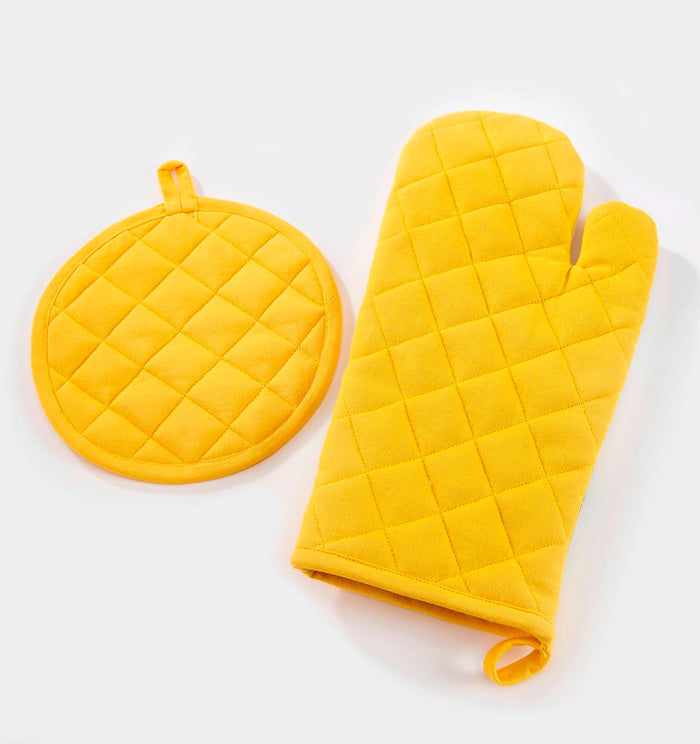 Lemons Oven Mitt & Pot Holder Set/2 #723459