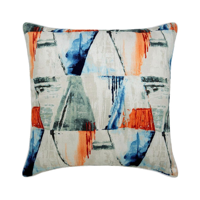 Let'S Paint - Multicolor Cotton Throw Pillow Cover