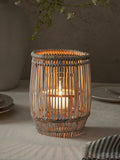 Leve Rattan Lantern - White