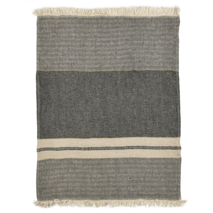 Libeco Linen Belgian Linen Guest Towel | Tack Stripe - Suzie Anderson Home