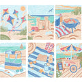 Lifelines FlowArt Dot-By-Letter Pad - Day at the Beach