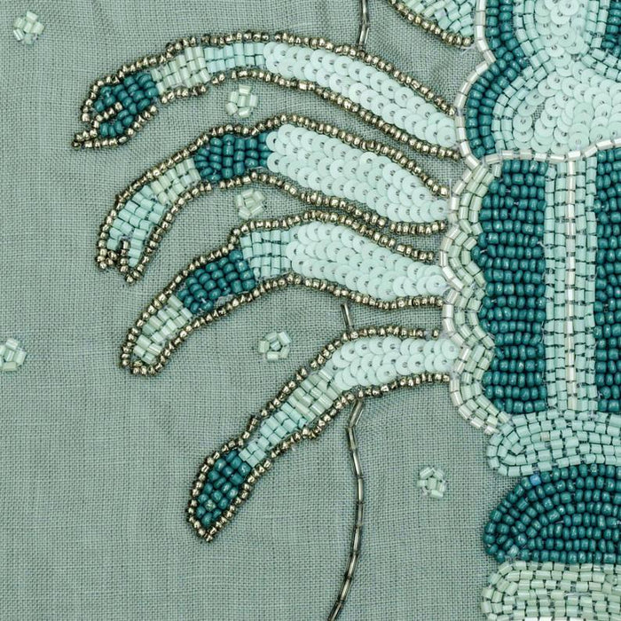 Lobster Cool Linen Decorative Euro Sham