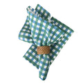 Loire Denim Sage Gingham Serviette - Suzie Anderson Home