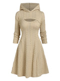 Long Sleeve Knit Sweater Dress