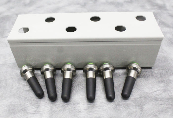 Lot of 6 Sorvall Rotor Swing Bucket Tubes and Rack for TST-60.4 Rotor