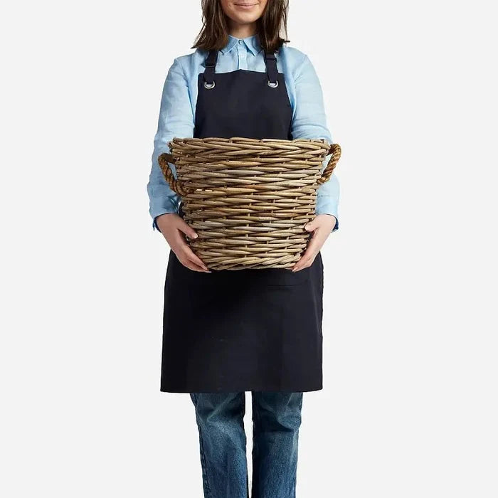Luka Kubu Rattan Basket - Suzie Anderson Home