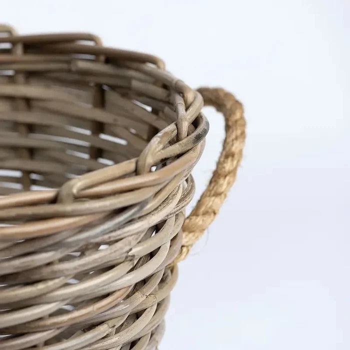 Luka Kubu Rattan Basket - Suzie Anderson Home