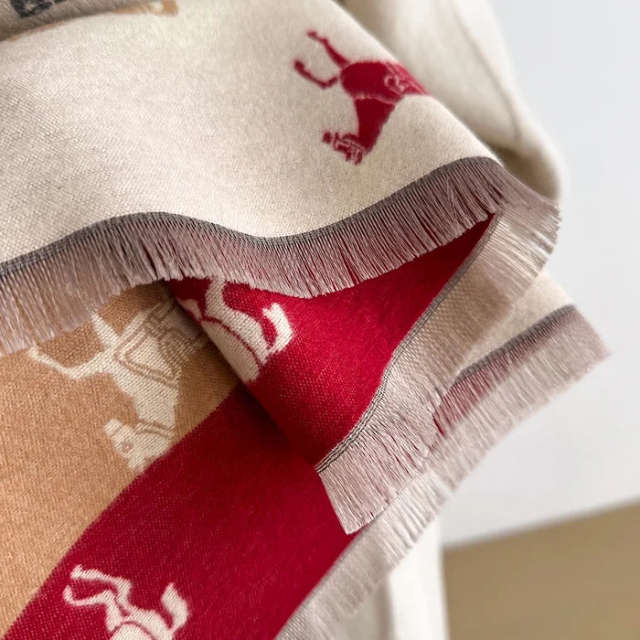 Manarola Pashmina Scarf Beige