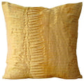 Mango Souffle - Mango Yellow Art Silk Decorative Euro Sham