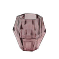Manon Glass Double Ended Candle Stand | Amethyst