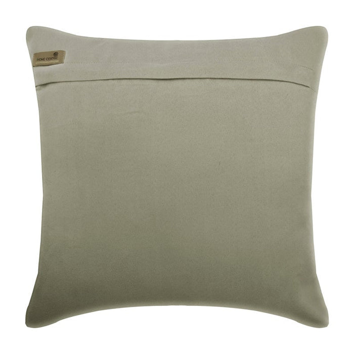 Maple Glory - Grey & Silver Satin Throw Pillow Cover