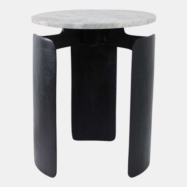 Marble Top 3-footed Accent Table