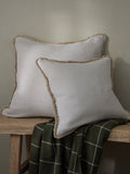 Marim Natural Fringe Cushion Cover