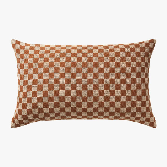 Matteo Handmade Luxury Wool & Silk Cushion & Insert | Bronze | 65x40cm - Suzie Anderson Home