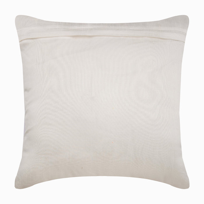 Melting Lava - Yellow Silk Throw Pillow Cover