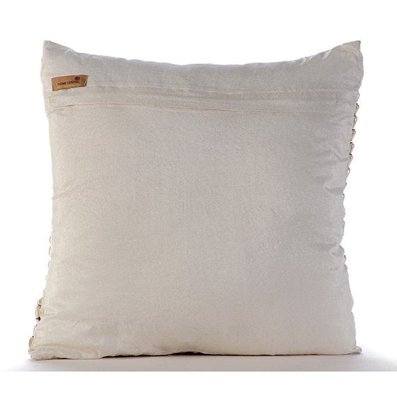 Metal Berry - Purple Art Silk Throw Pillow Cover