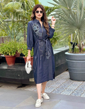 Midnight Cotton Dress