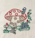 Millie's Tea Towels, Hand Embroidered: Gnomes & Tomten (12 to choose from)