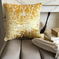 Mimosa Yellow Drops Pillow Cover