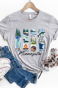 Minnesota Brushstroke Graphic Tee
