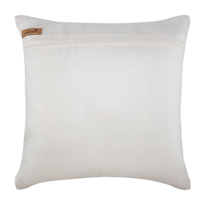 Mocha Cotton Linen Throw Pillow Cover - Fall Red Leaves