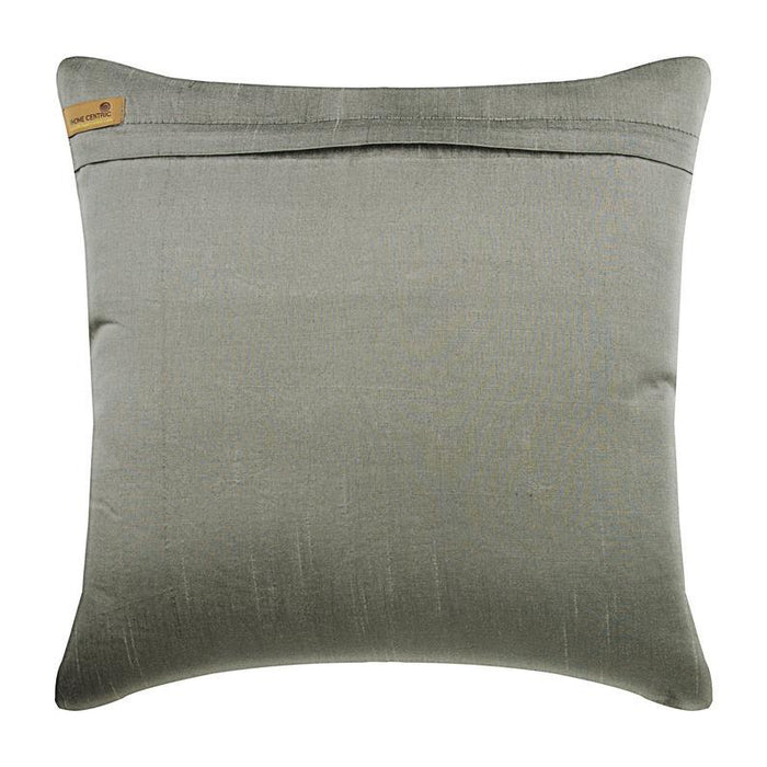 Moderno Two Zardozi Silk Decorative Euro Shams