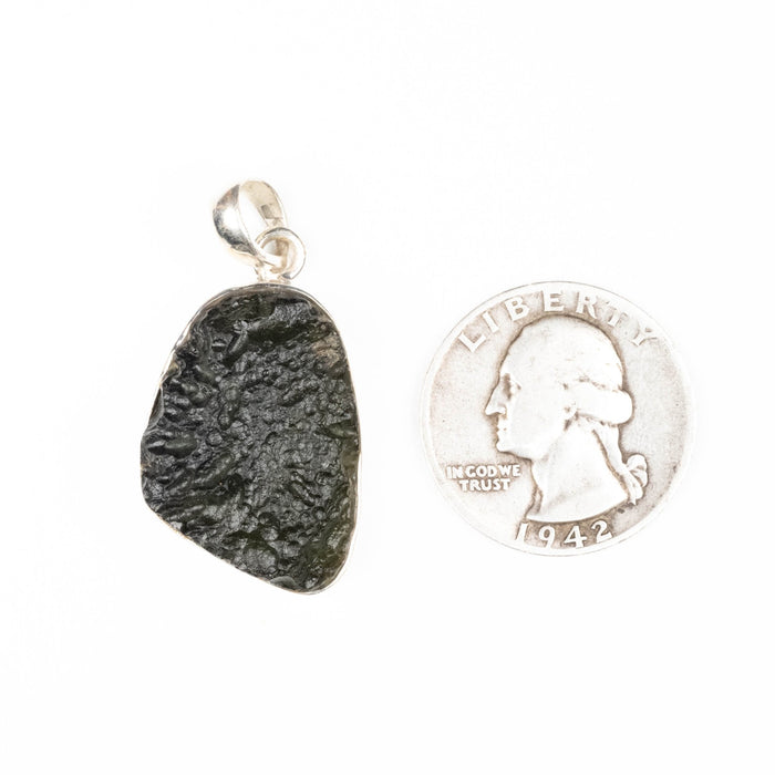 Moldavite Pendant 6.65 g 38x19mm - InnerVision Crystals