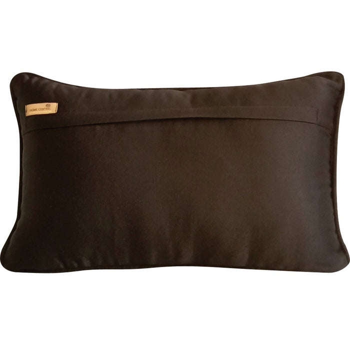 Moroccan Ceramics - Black & White Wool Decorative Lumbar Pillow Cover
