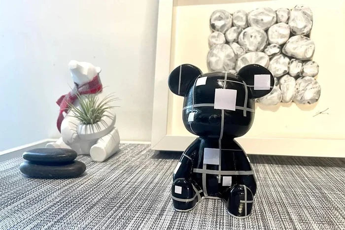 Mosaic Bear Figure - cocobear