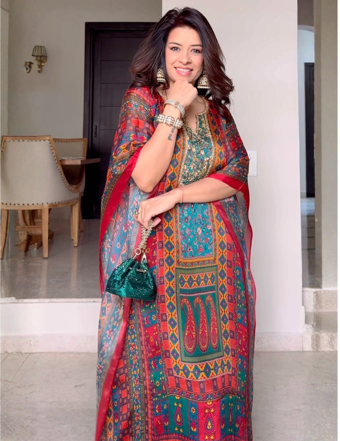 Multi-color Kaftan