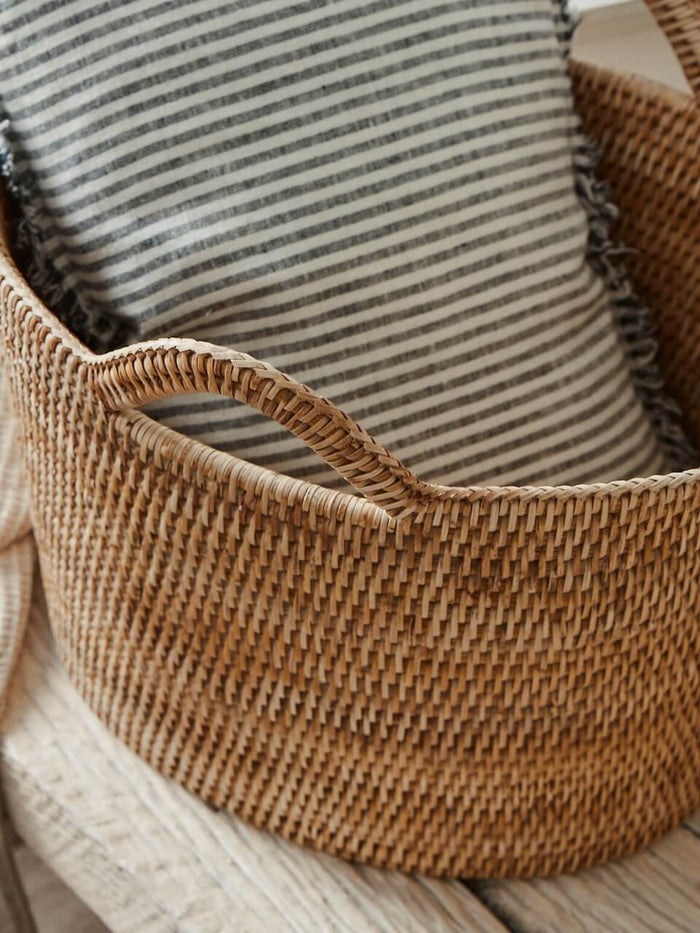 Nairn Rattan Bucket Basket - Natural