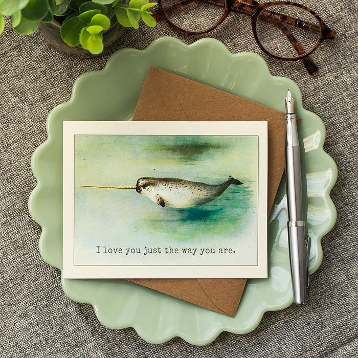 Narwhal Love Greeting Card